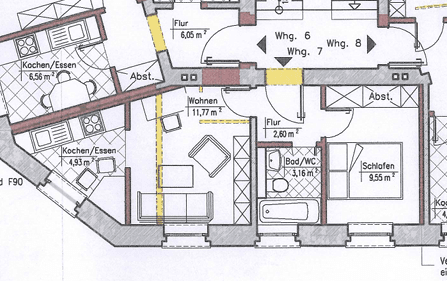 Predaj bytu 2-izbový 32 m², Pfeiffersgasse 9, Erfurt, Durínsko Predaj bytu 2-izbový 32 m², Pfeiffersgasse 9, Erfurt, Durínsko