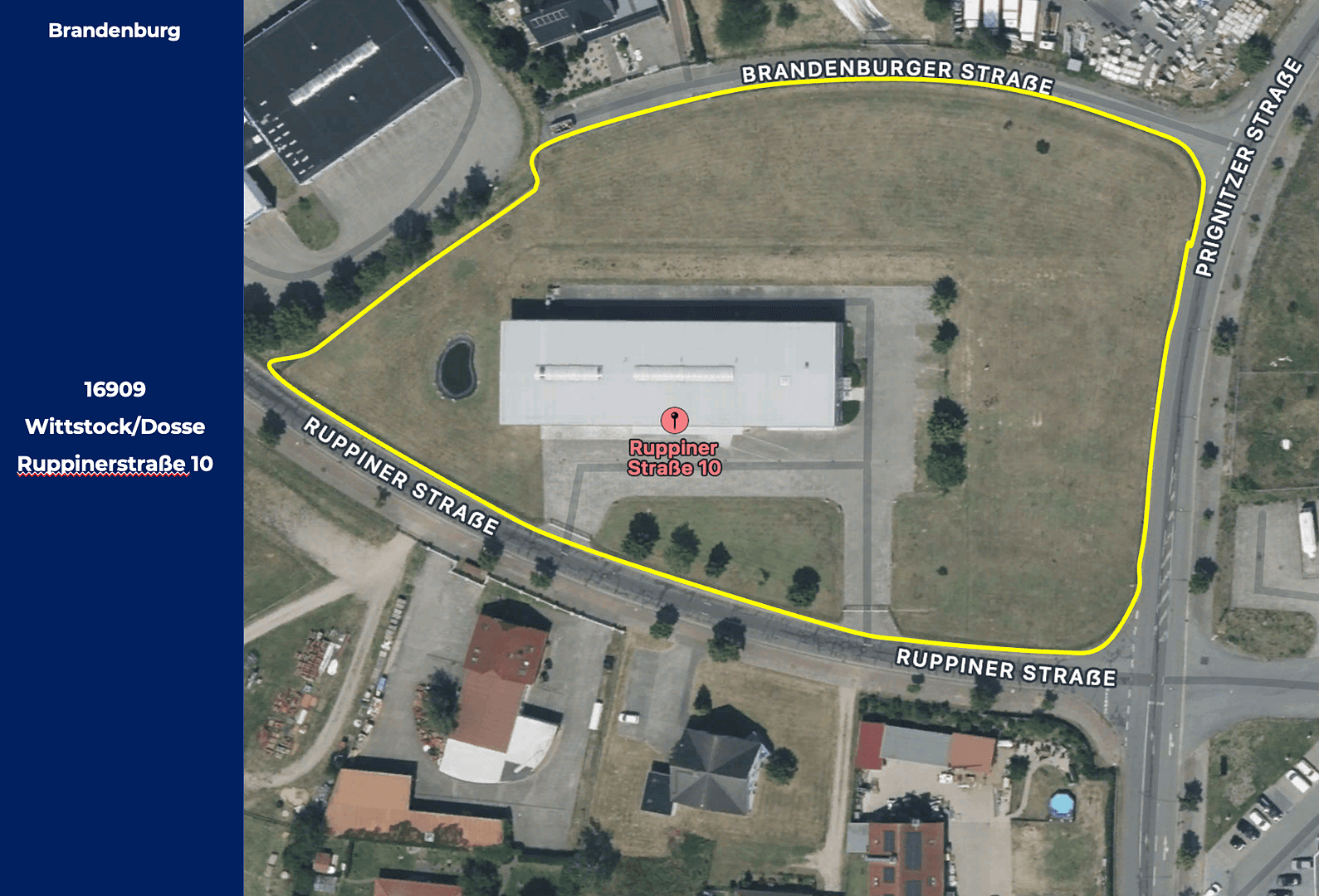 Predaj nebytového priestoru 12.919 m², Ruppiner Straße 10, Wittstock/Dosse, Brandenbursko Predaj nebytového priestoru 12.919 m², Ruppiner Straße 10, Wittstock/Dosse, Brandenbursko