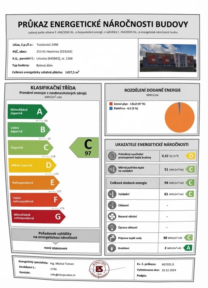 Predaj bytu 2-izbový 54 m², Toskánská, Hostivice, Středočeský kraj Predaj bytu 2-izbový 54 m², Toskánská, Hostivice, Středočeský kraj