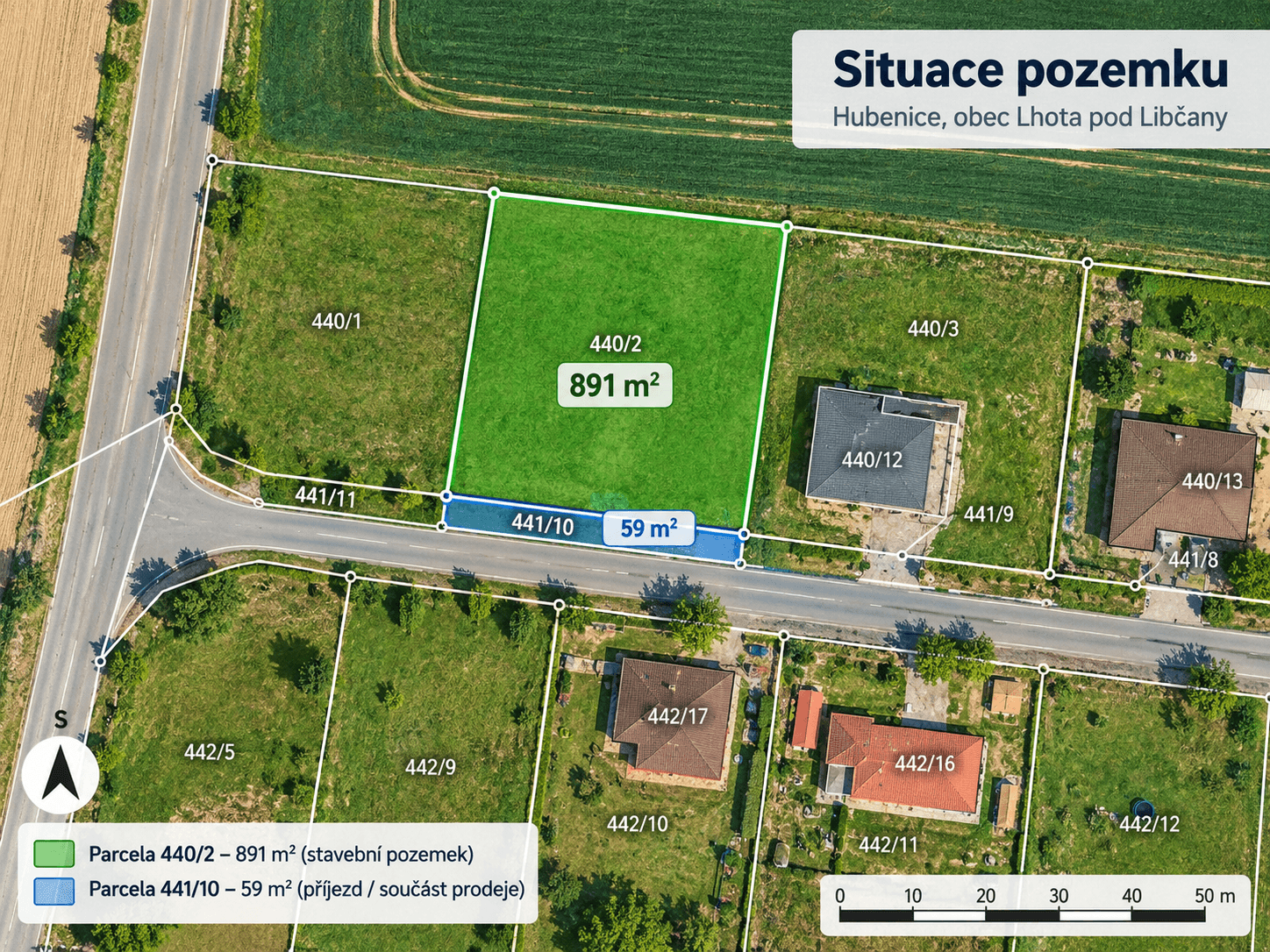 Predaj pozemku 950 m², Lhota pod Libčany, Královéhradecký kraj Predaj pozemku 950 m², Lhota pod Libčany, Královéhradecký kraj