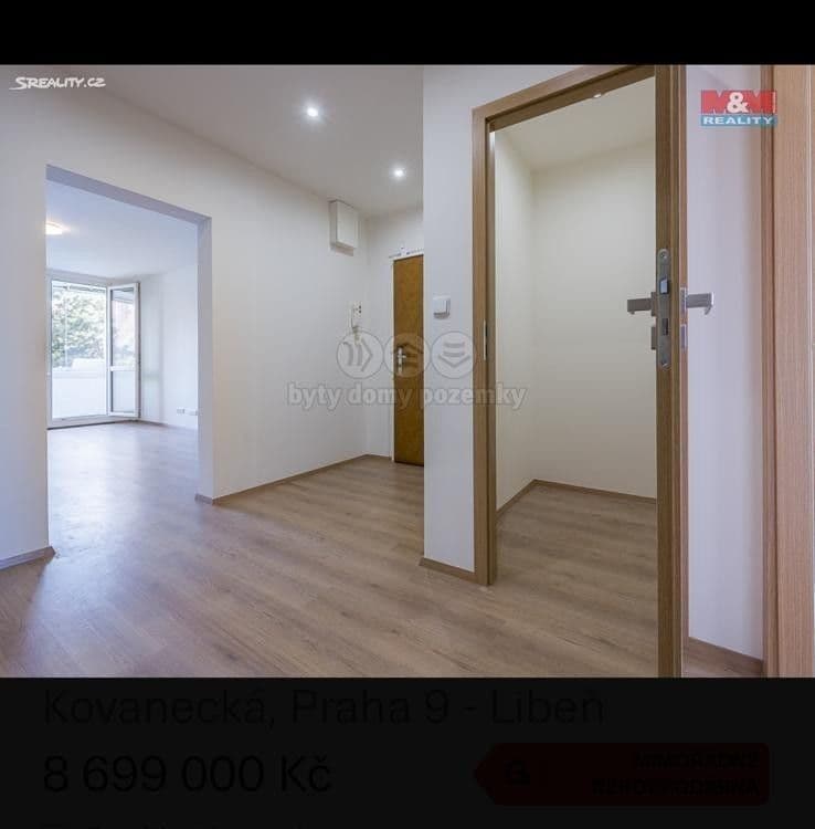 Prenájom bytu 3-izbový 80 m², Kovanecká, Praha, Praha Prenájom bytu 3-izbový 80 m², Kovanecká, Praha, Praha