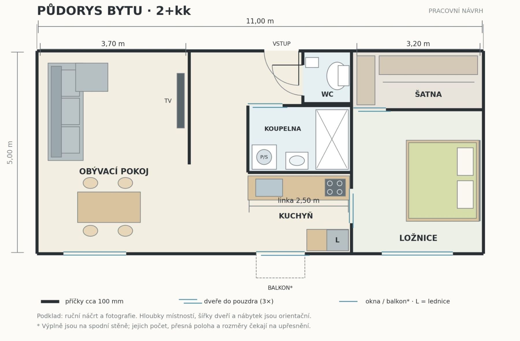Prenájom bytu 2-izbový 50 m², Rybářská, Brno, Jihomoravský kraj Prenájom bytu 2-izbový 50 m², Rybářská, Brno, Jihomoravský kraj