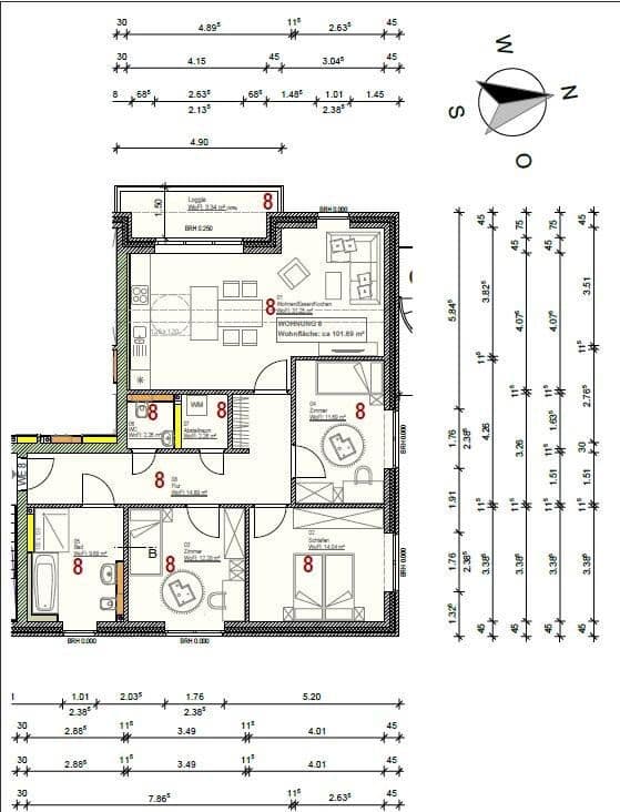 Prenájom bytu 4-izbový 102 m², Schützenstraße 21, Kaltenkirchen, Šlezvicko-Holštajnsko Prenájom bytu 4-izbový 102 m², Schützenstraße 21, Kaltenkirchen, Šlezvicko-Holštajnsko
