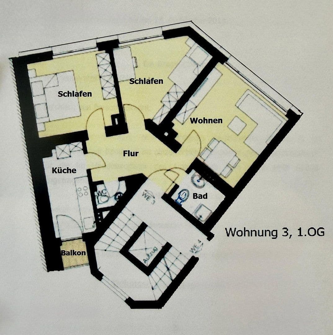 Predaj bytu 3-izbový 67 m², Köln, Severné Porýnie - Westfálsko Predaj bytu 3-izbový 67 m², Köln, Severné Porýnie - Westfálsko