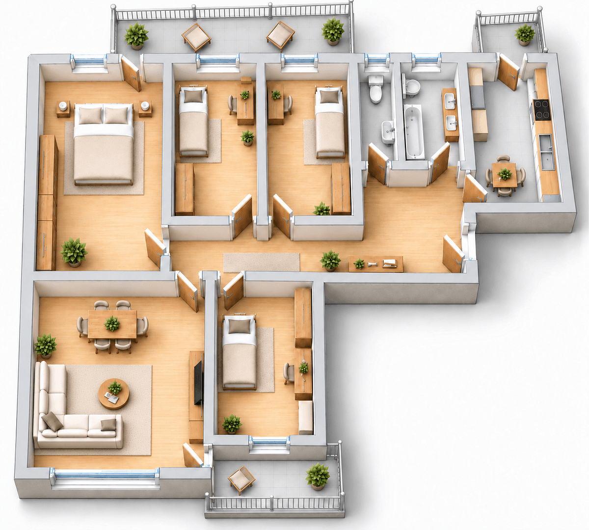 Predaj bytu 5-izbový 140 m², L11, 20-22, Mannheim, Bádensko-Wurttembersko Predaj bytu 5-izbový 140 m², L11, 20-22, Mannheim, Bádensko-Wurttembersko