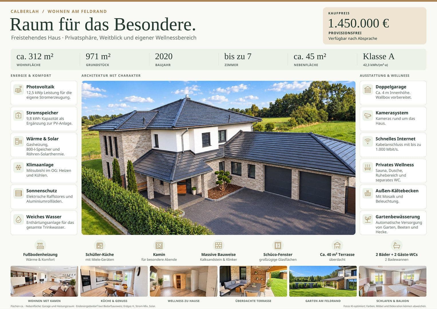 Predaj domu 312 m², pozemok 971 m², Calberlah, Dolné Sasko Predaj domu 312 m², pozemok 971 m², Calberlah, Dolné Sasko