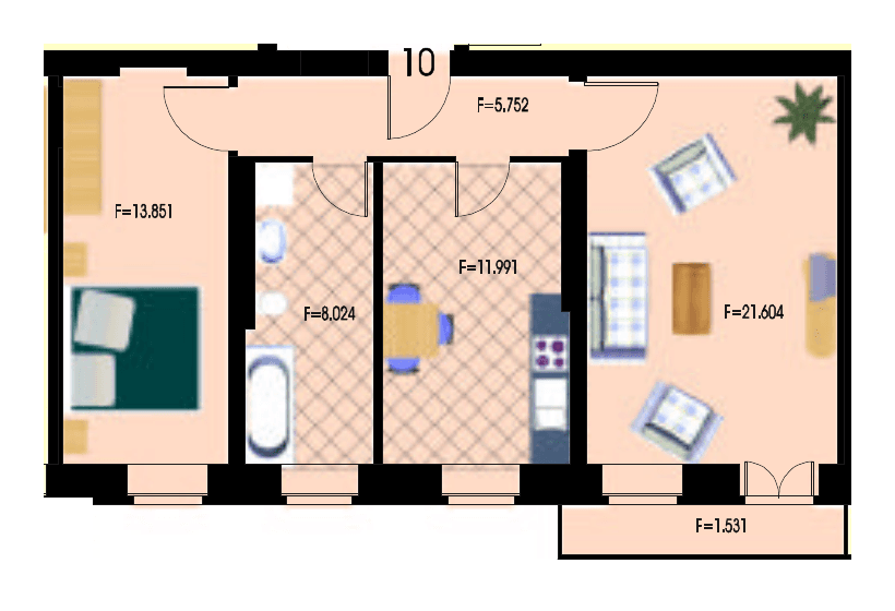 Predaj bytu 2-izbový 63 m², Berlin, Berlín Predaj bytu 2-izbový 63 m², Berlin, Berlín