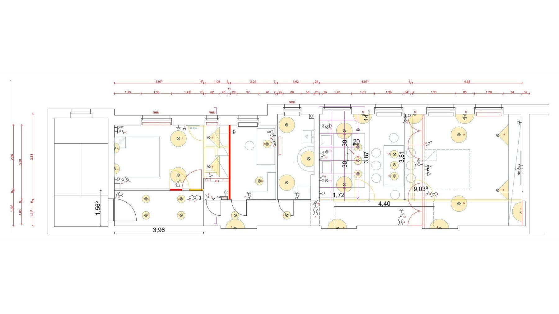 Prenájom bytu 4-izbový 85 m², Prager Str. 5, Berlin, Berlín Prenájom bytu 4-izbový 85 m², Prager Str. 5, Berlin, Berlín