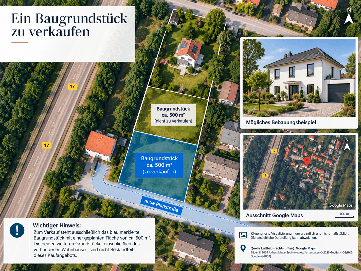 Predaj pozemku 500 m², Bayernstr. 20, Untermeitingen, Bavorsko Predaj pozemku 500 m², Bayernstr. 20, Untermeitingen, Bavorsko