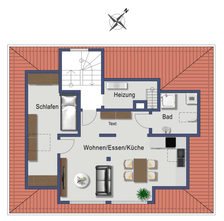 Prenájom bytu 2-izbový 43 m², Aalen, Bádensko-Wurttembersko Prenájom bytu 2-izbový 43 m², Aalen, Bádensko-Wurttembersko