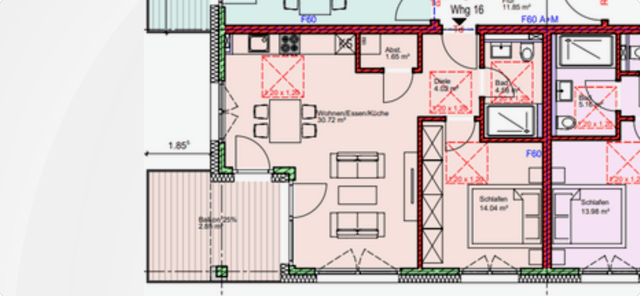 Prenájom bytu 2-izbový 61 m², Kehl, Bádensko-Wurttembersko Prenájom bytu 2-izbový 61 m², Kehl, Bádensko-Wurttembersko
