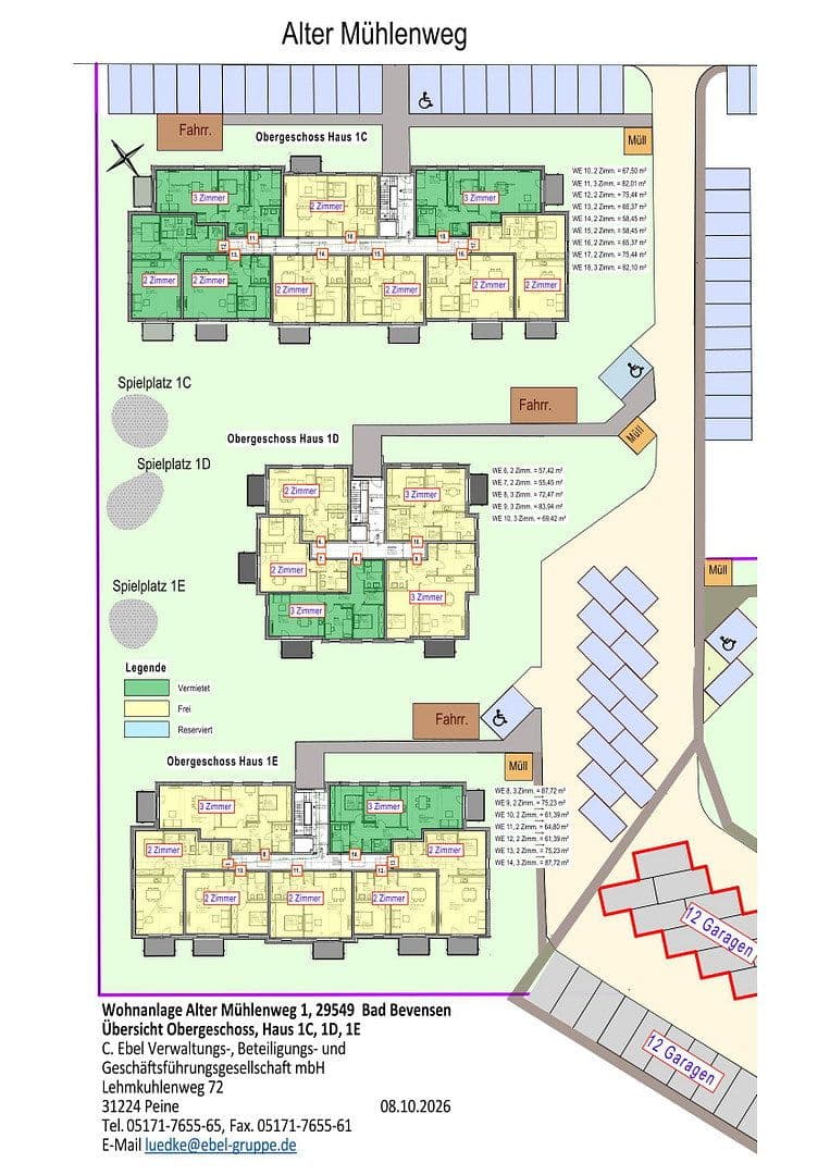 Prenájom bytu 2-izbový 76 m², Alter Mühlenweg 1c, Bad Bevensen, Dolné Sasko Prenájom bytu 2-izbový 76 m², Alter Mühlenweg 1c, Bad Bevensen, Dolné Sasko