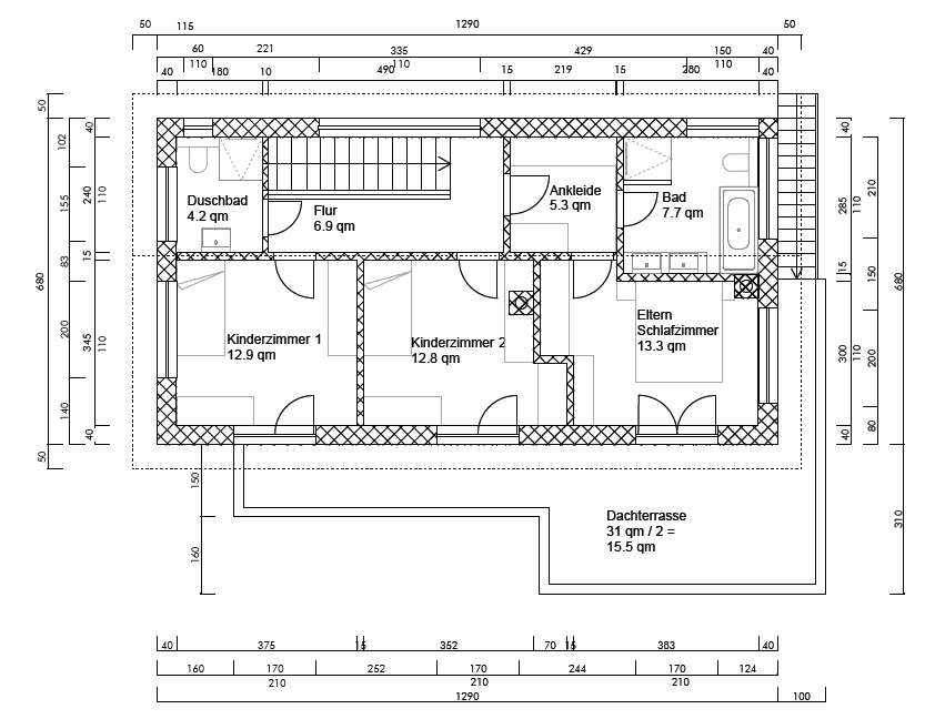 Predaj domu 188 m², pozemok 1.100 m², Traunstein, Bavorsko Predaj domu 188 m², pozemok 1.100 m², Traunstein, Bavorsko