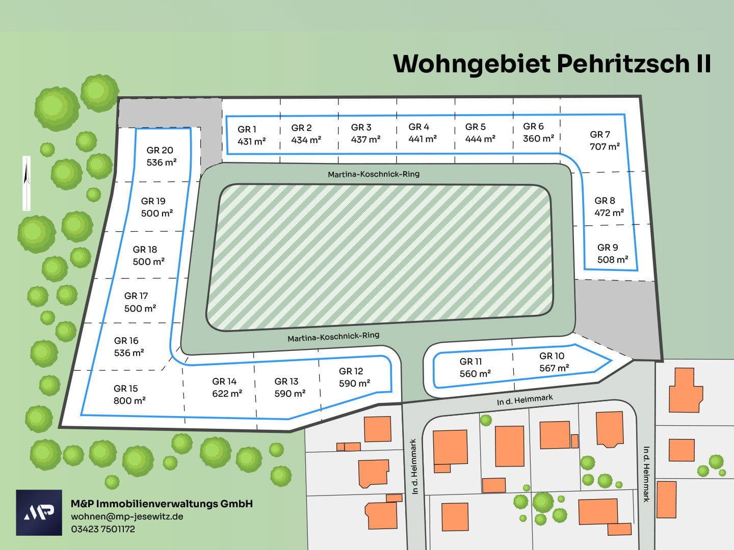 Predaj pozemku 360 m², In der Heimmark, Jesewitz, Sasko Predaj pozemku 360 m², In der Heimmark, Jesewitz, Sasko
