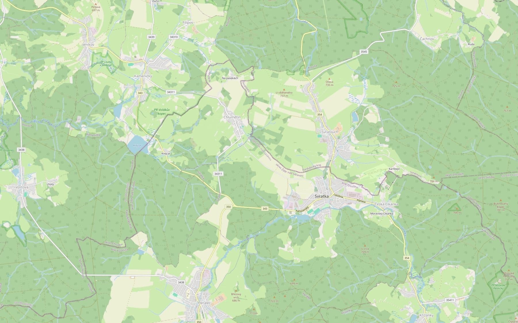Predaj pozemku 10.811 m², Svratka, Kraj Vysočina Predaj pozemku 10.811 m², Svratka, Kraj Vysočina
