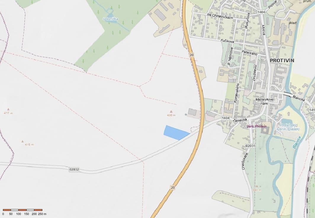Predaj pozemku 9.000 m², Protivín, Jihočeský kraj Predaj pozemku 9.000 m², Protivín, Jihočeský kraj