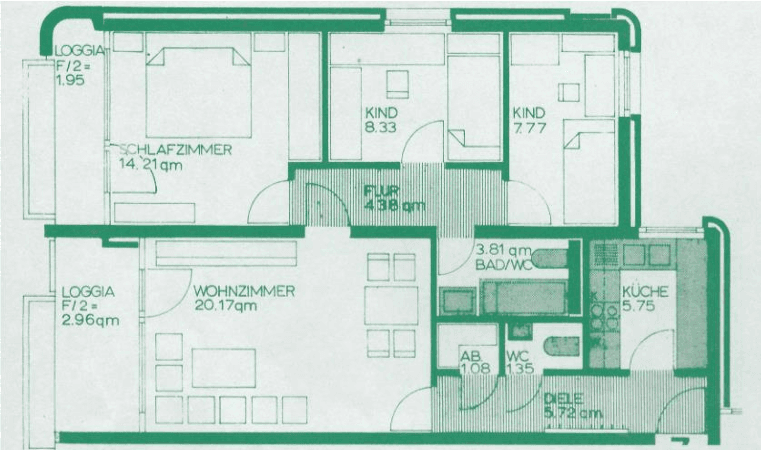 Prenájom bytu 4-izbový 78 m², Unterhaching, Bavorsko Prenájom bytu 4-izbový 78 m², Unterhaching, Bavorsko