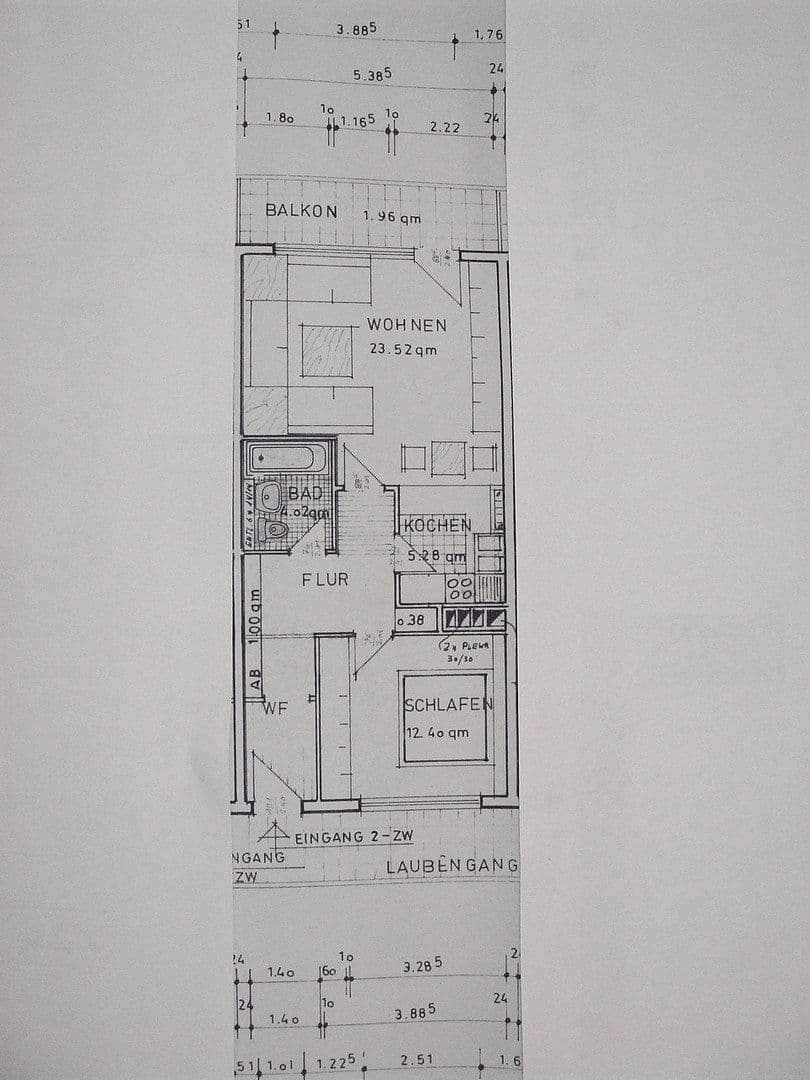 Prenájom bytu 2-izbový 60 m², Offenbach, Hesensko Prenájom bytu 2-izbový 60 m², Offenbach, Hesensko