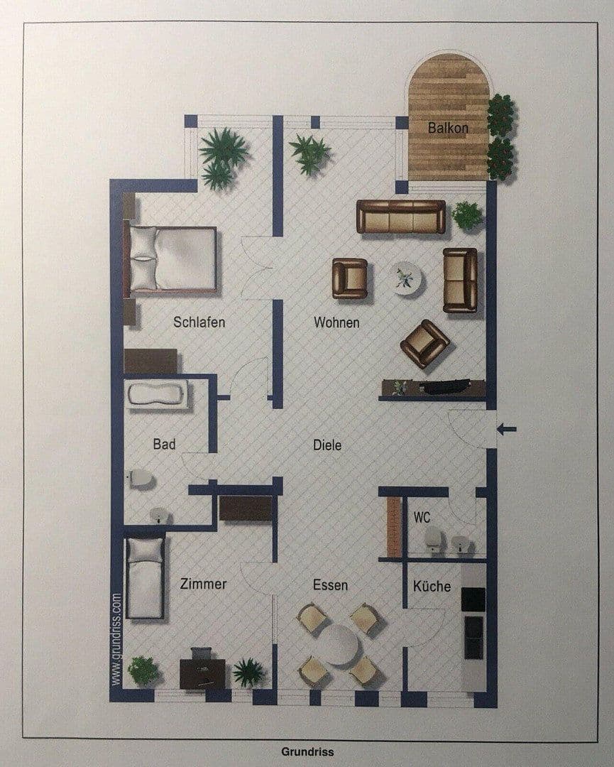 Prenájom bytu 3-izbový 104 m², Adolfstraße 121, Lahnstein, Porýnie-Falcko Prenájom bytu 3-izbový 104 m², Adolfstraße 121, Lahnstein, Porýnie-Falcko
