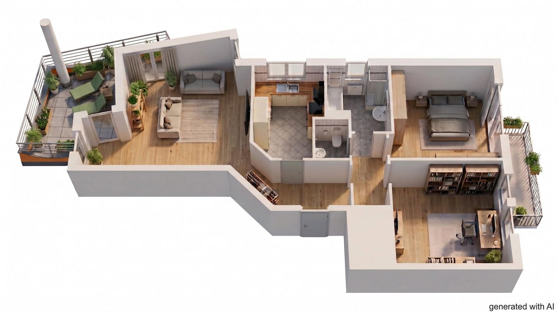 Prenájom bytu 3-izbový 82 m², Leipzig-Os, Sasko Prenájom bytu 3-izbový 82 m², Leipzig-Os, Sasko