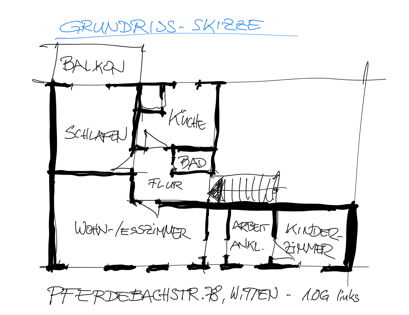 Prenájom bytu 3-izbový 90 m², Pferdebachstr. 78, Witten, Severné Porýnie - Westfálsko Prenájom bytu 3-izbový 90 m², Pferdebachstr. 78, Witten, Severné Porýnie - Westfálsko