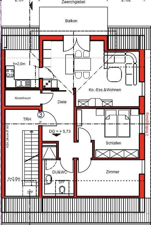 Prenájom bytu 3-izbový 85 m², Wiesenbach, Bádensko-Wurttembersko Prenájom bytu 3-izbový 85 m², Wiesenbach, Bádensko-Wurttembersko