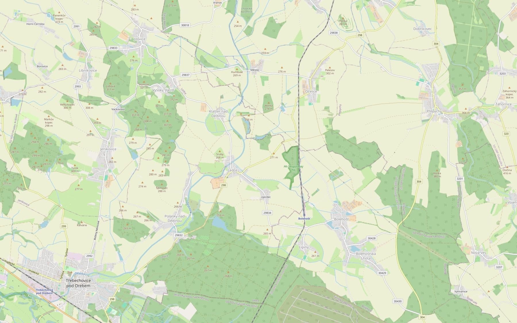 Predaj pozemku 45.597 m², Ledce, Královéhradecký kraj Predaj pozemku 45.597 m², Ledce, Královéhradecký kraj