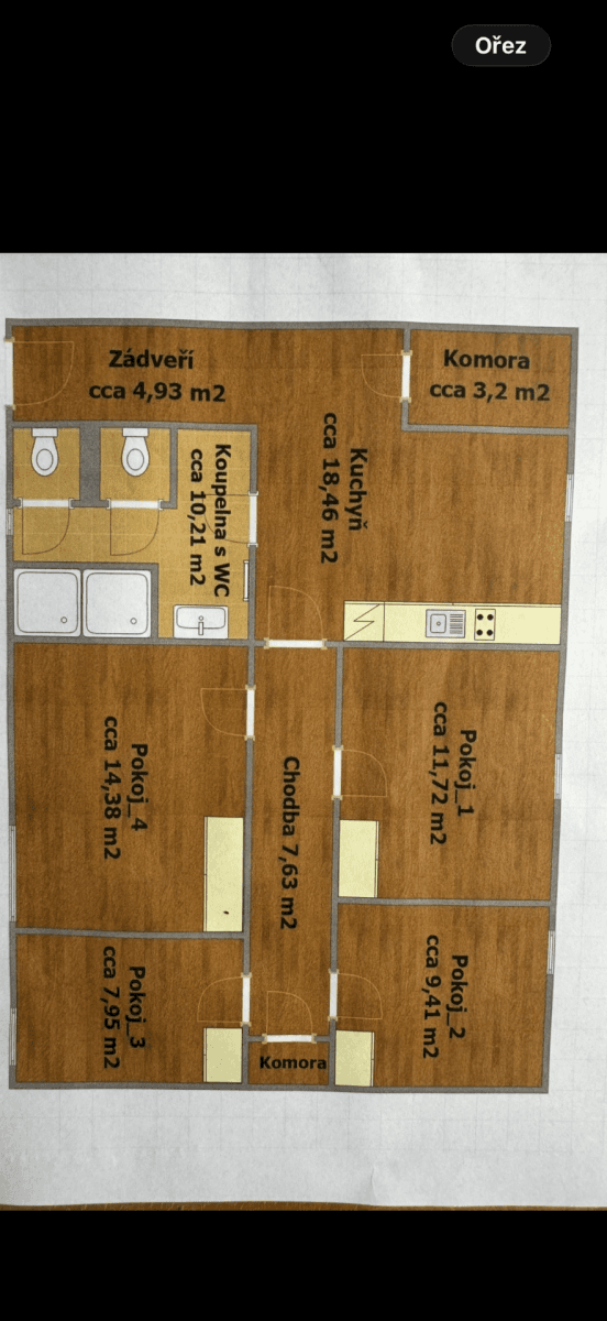 Prenájom bytu 4-izbový 88 m², Palackého, Český Brod, Středočeský kraj Prenájom bytu 4-izbový 88 m², Palackého, Český Brod, Středočeský kraj