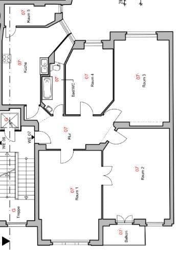 Prenájom bytu 4-izbový 127 m², Duisburgerstr., Berlin, Berlín Prenájom bytu 4-izbový 127 m², Duisburgerstr., Berlin, Berlín