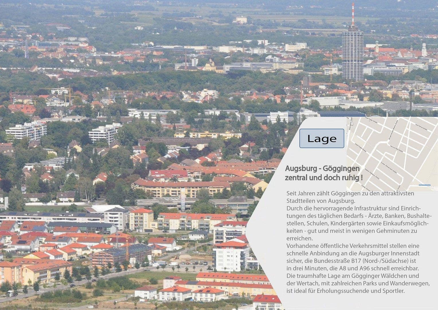 Predaj bytu 4-izbový 110 m², Augsburg Göggingen, Bavorsko Predaj bytu 4-izbový 110 m², Augsburg Göggingen, Bavorsko
