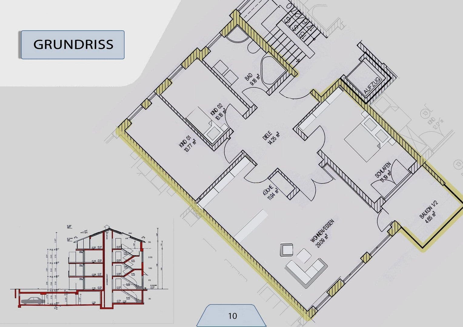 Predaj bytu 4-izbový 110 m², Augsburg Göggingen, Bavorsko Predaj bytu 4-izbový 110 m², Augsburg Göggingen, Bavorsko