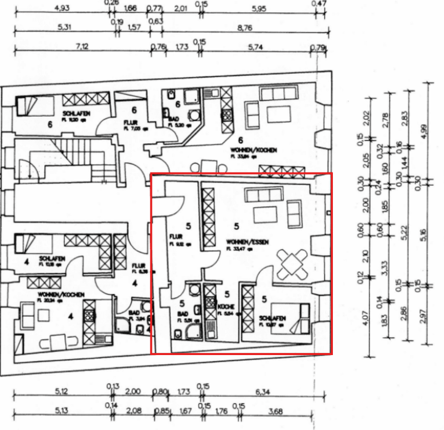 Predaj bytu 7-izbový 222 m², Schülerstraße 4, Budyšín, Sasko Predaj bytu 7-izbový 222 m², Schülerstraße 4, Budyšín, Sasko