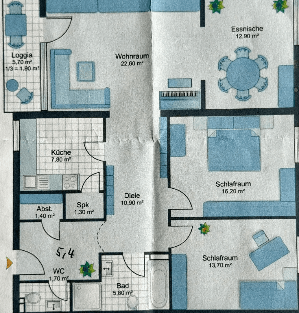 Prenájom bytu 3-izbový 10 m², Hackerberg 4, Krailling, Bavorsko Prenájom bytu 3-izbový 10 m², Hackerberg 4, Krailling, Bavorsko