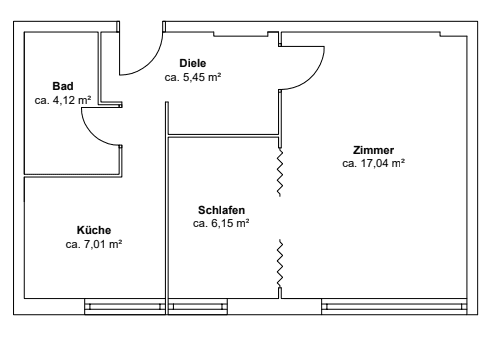 Prenájom bytu 1-izbový 39 m², Seesener Straße 30, Berlin, Berlín Prenájom bytu 1-izbový 39 m², Seesener Straße 30, Berlin, Berlín