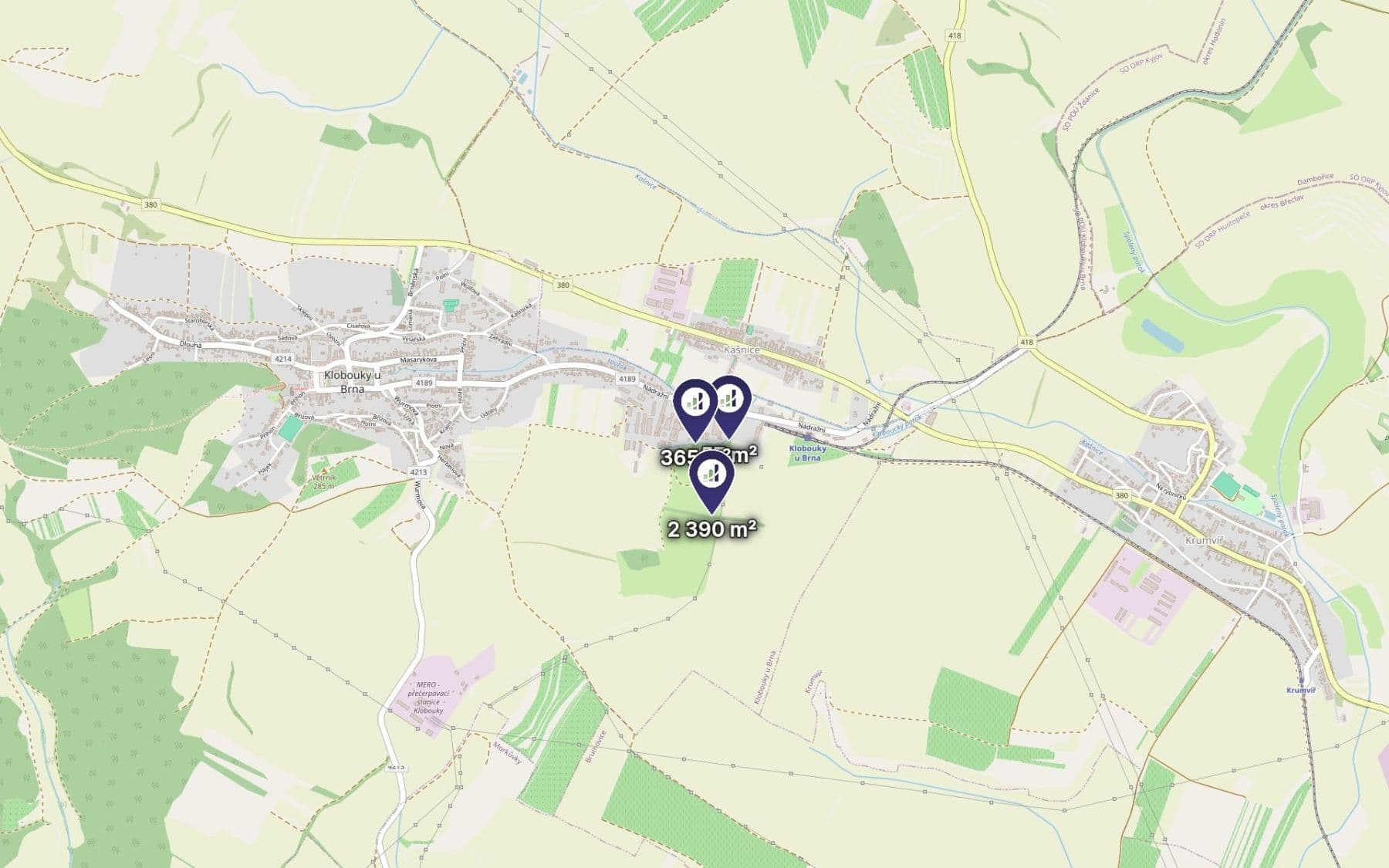 Predaj pozemku 2.812 m², Klobouky u Brna, Jihomoravský kraj Predaj pozemku 2.812 m², Klobouky u Brna, Jihomoravský kraj