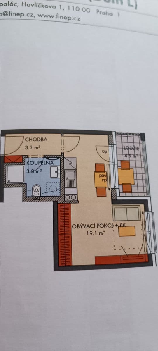 Predaj bytu 1-izbový 27 m², Ondrákové, Praha, Praha Predaj bytu 1-izbový 27 m², Ondrákové, Praha, Praha
