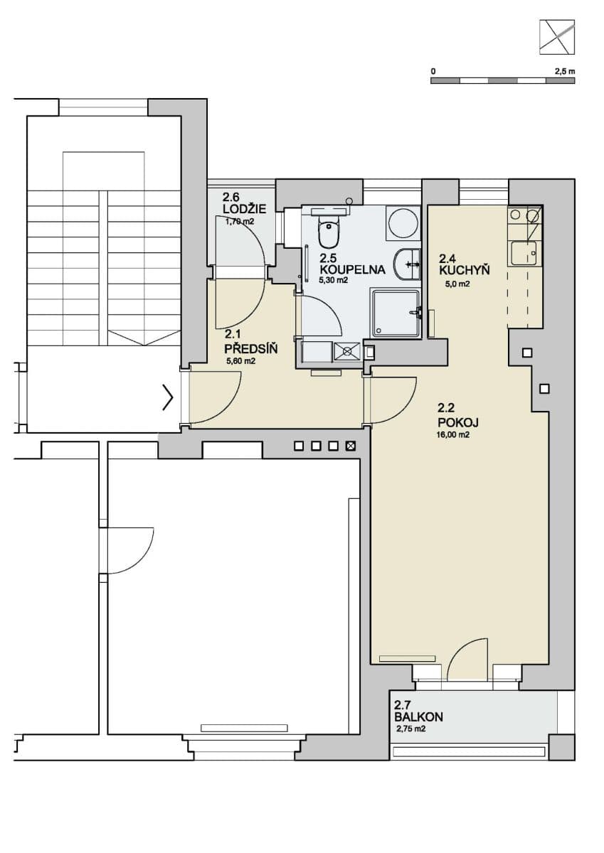 Prenájom bytu 1-izbový 33 m², Na Jezerce, Praha, Praha Prenájom bytu 1-izbový 33 m², Na Jezerce, Praha, Praha