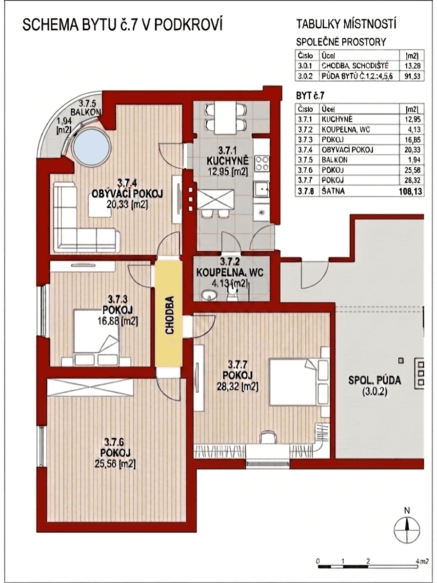 Predaj bytu 4-izbový 108 m², Brandýská, Kostelec nad Labem, Středočeský kraj Predaj bytu 4-izbový 108 m², Brandýská, Kostelec nad Labem, Středočeský kraj