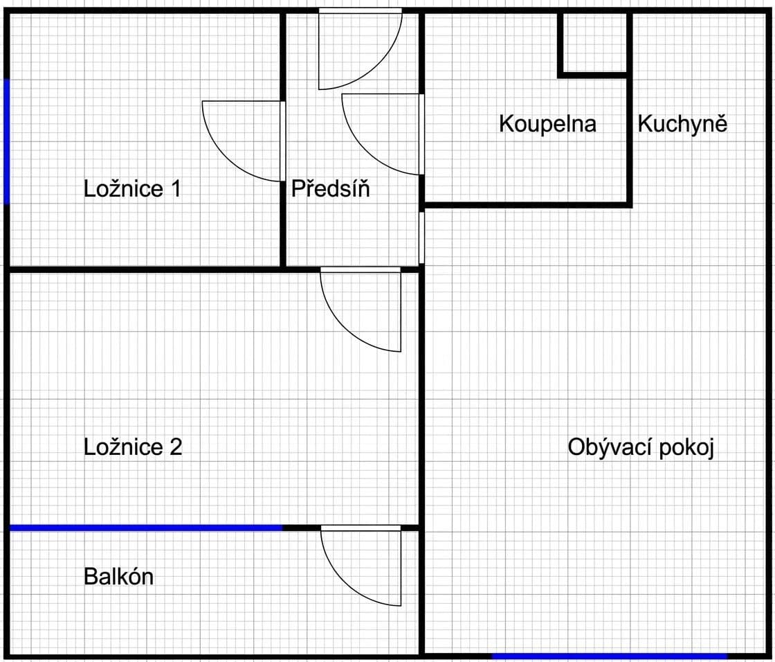Prenájom bytu 3-izbový 43 m², Evropská, Praha, Praha Prenájom bytu 3-izbový 43 m², Evropská, Praha, Praha