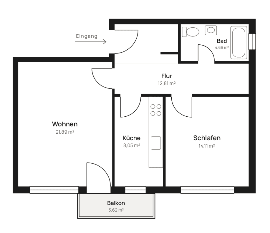 Prenájom bytu 2-izbový 61 m², Emmanuel-Geibel-Straße 18, Wiesbaden, Hesensko Prenájom bytu 2-izbový 61 m², Emmanuel-Geibel-Straße 18, Wiesbaden, Hesensko