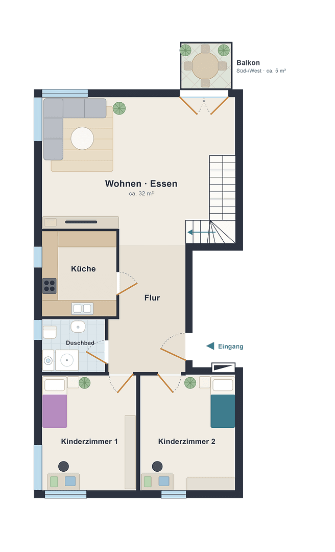 Predaj bytu 4-izbový 106 m², Geretsried, Bavorsko Predaj bytu 4-izbový 106 m², Geretsried, Bavorsko