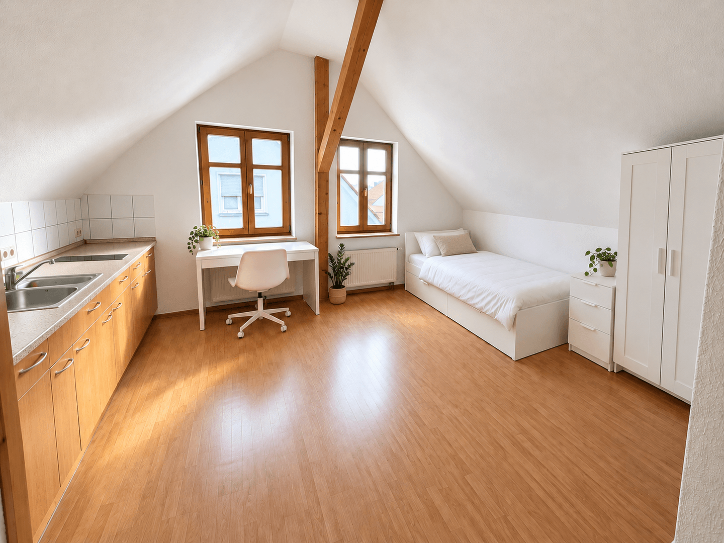 Prenájom bytu 1-izbový 18 m², Hüttendorfer Straße 4, Erlangen, Bavorsko Prenájom bytu 1-izbový 18 m², Hüttendorfer Straße 4, Erlangen, Bavorsko
