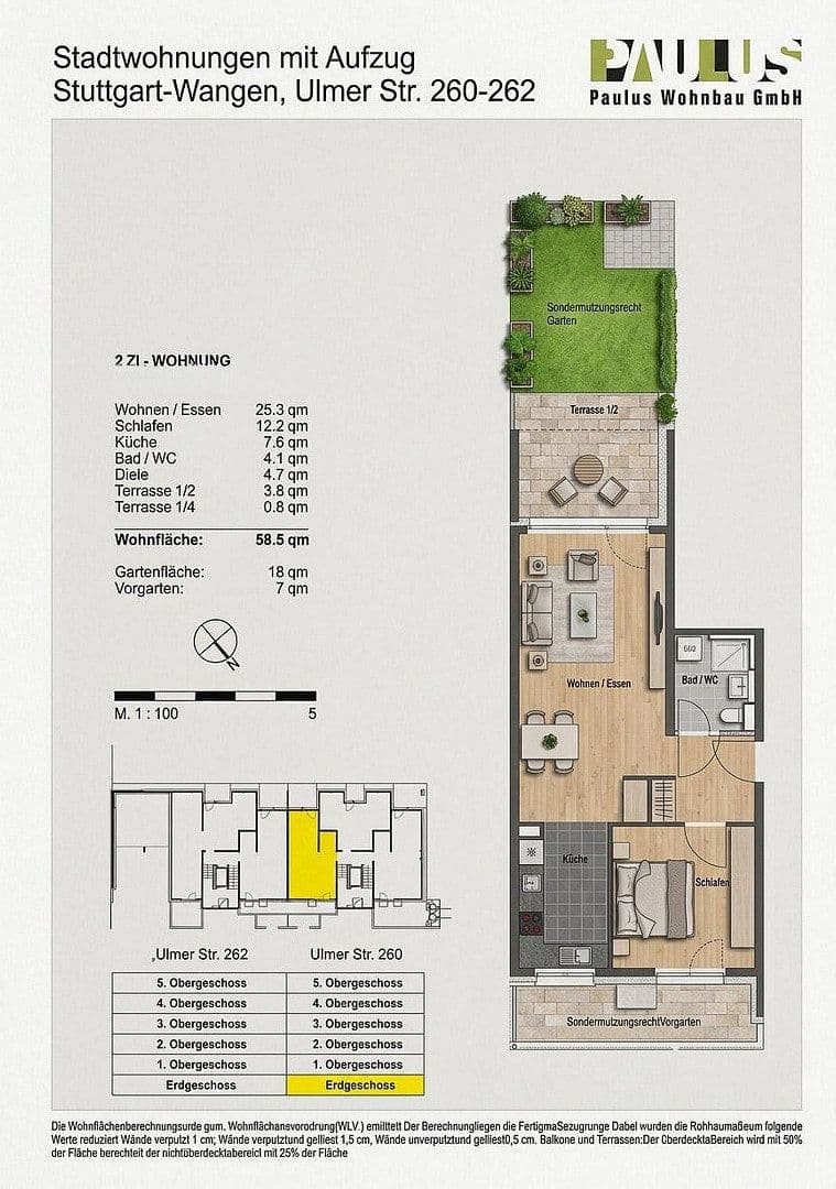 Predaj bytu 2-izbový 59 m², Ulmerstr. 260, Stuttgart-Wangen, Bádensko-Wurttembersko Predaj bytu 2-izbový 59 m², Ulmerstr. 260, Stuttgart-Wangen, Bádensko-Wurttembersko