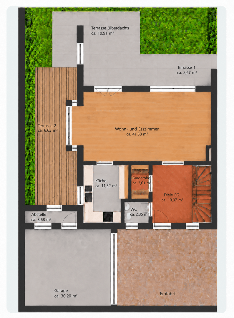Predaj domu 169 m², pozemok 380 m², Riemerling, Bavorsko Predaj domu 169 m², pozemok 380 m², Riemerling, Bavorsko