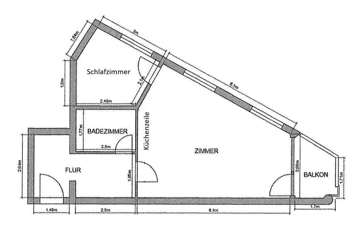 Predaj bytu 2-izbový 50 m², Berlin, Berlín Predaj bytu 2-izbový 50 m², Berlin, Berlín