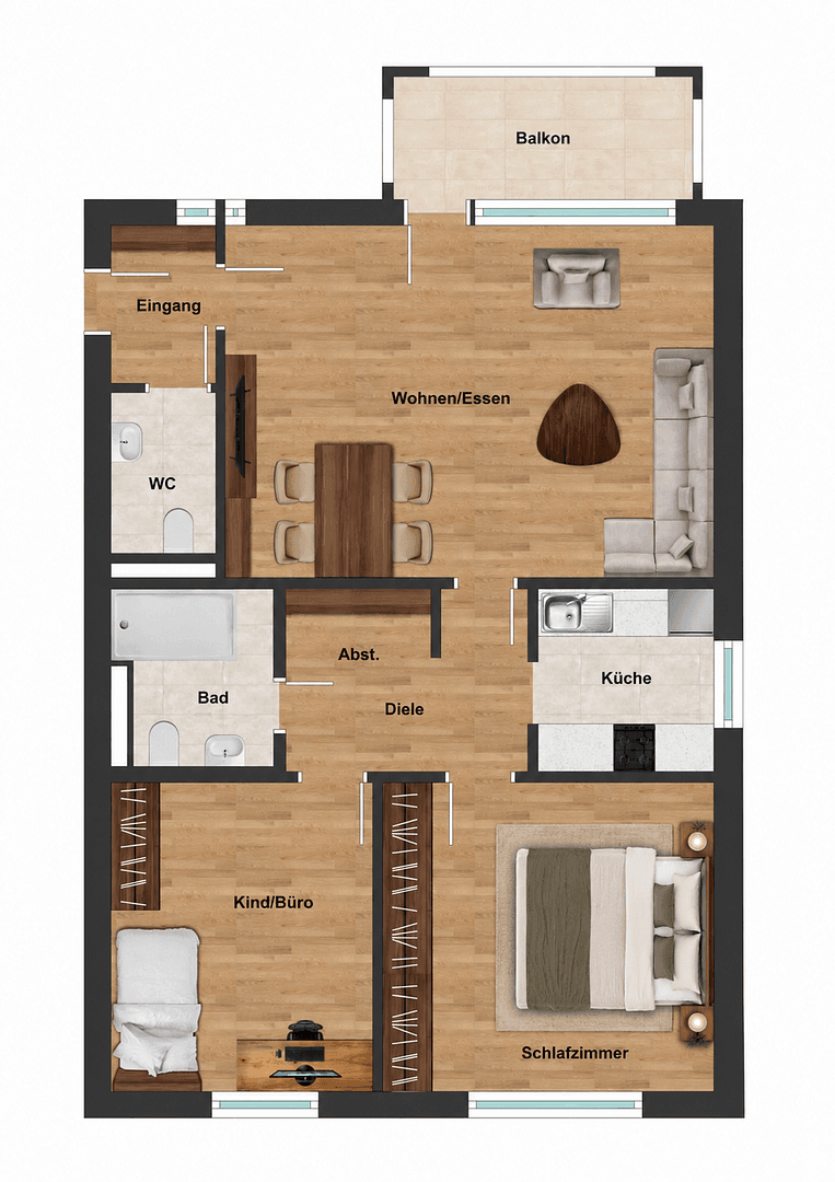 Predaj bytu 3-izbový 73 m², Meerbusch, Severné Porýnie - Westfálsko Predaj bytu 3-izbový 73 m², Meerbusch, Severné Porýnie - Westfálsko