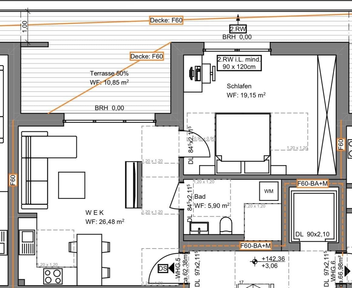 Prenájom bytu 2-izbový 63 m², Detmolderstraße 105, Bad Lippspringe, Severné Porýnie - Westfálsko Prenájom bytu 2-izbový 63 m², Detmolderstraße 105, Bad Lippspringe, Severné Porýnie - Westfálsko
