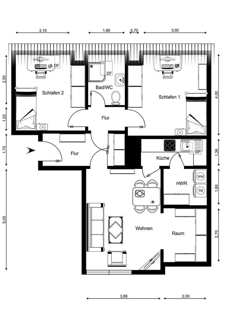 Prenájom bytu 3-izbový 72 m², An der Hofkoppel 6, Bad Bevensen, Dolné Sasko Prenájom bytu 3-izbový 72 m², An der Hofkoppel 6, Bad Bevensen, Dolné Sasko