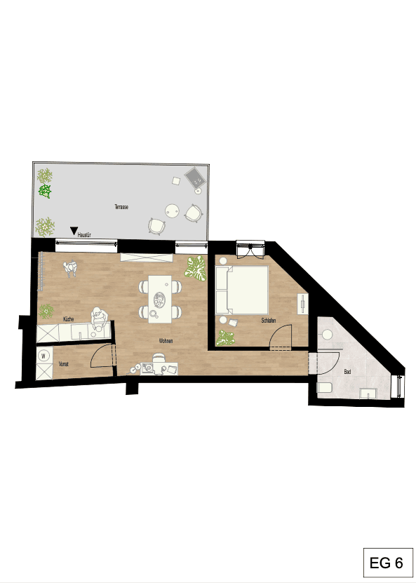 Prenájom bytu 2-izbový 44 m², Bahnhofstrasse 52, Mörlenbach, Hesensko Prenájom bytu 2-izbový 44 m², Bahnhofstrasse 52, Mörlenbach, Hesensko