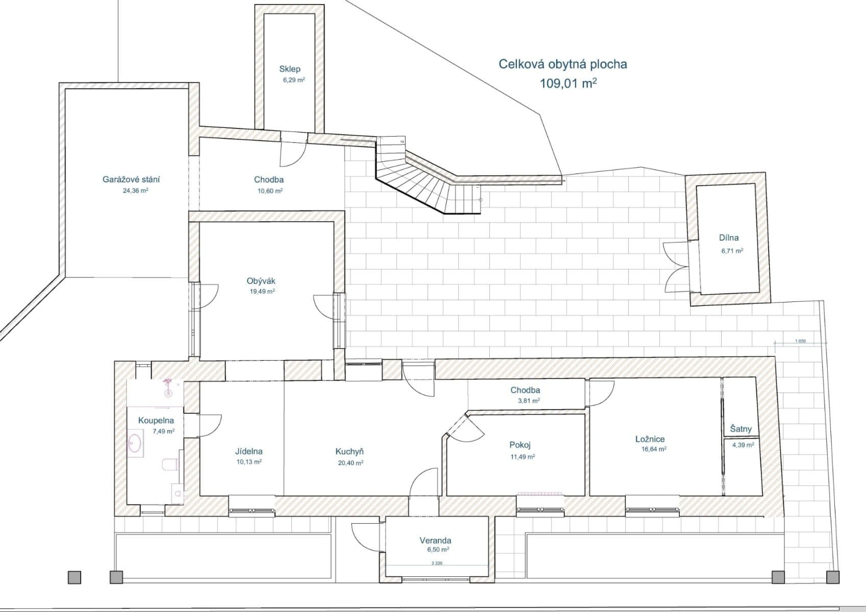 Predaj domu 109 m², pozemok 1.078 m², Častohostice, Kraj Vysočina Predaj domu 109 m², pozemok 1.078 m², Častohostice, Kraj Vysočina